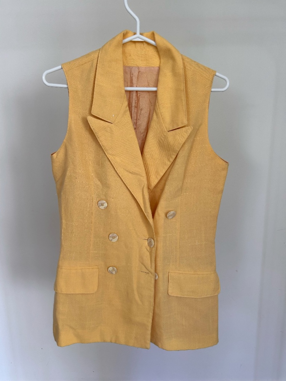 Vintage yellow vest